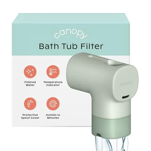 Canopy Baby Tub Filter with Temp Gauge