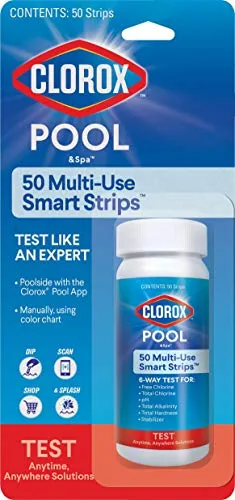 Clorox Pool&Spa 6-Way Test Strips with App Scan