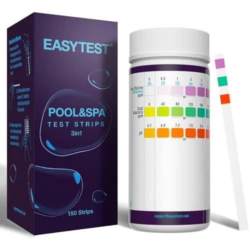 EASYTEST 3-Way Pool and Spa Test Strips 150ct