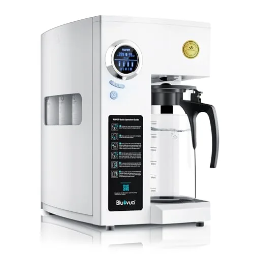 Bluevua RO100ROPOT-UV 6-Stage Countertop RO with Remineralization