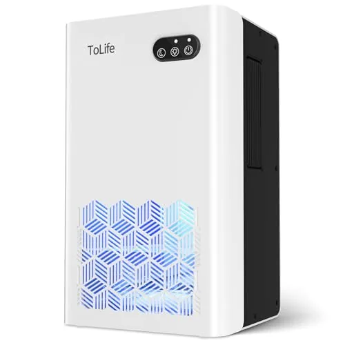 ToLife 1000 Sq Ft Dehumidifier 95 oz Tank Sleep Mode