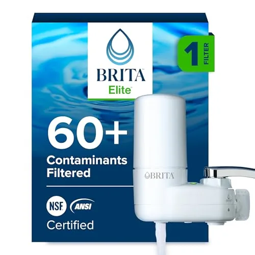 Brita Faucet Mount Filter System White No-Wait