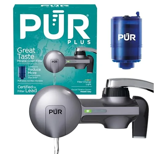 PUR Plus Horizontal Faucet Mount Filter Lead Reducing