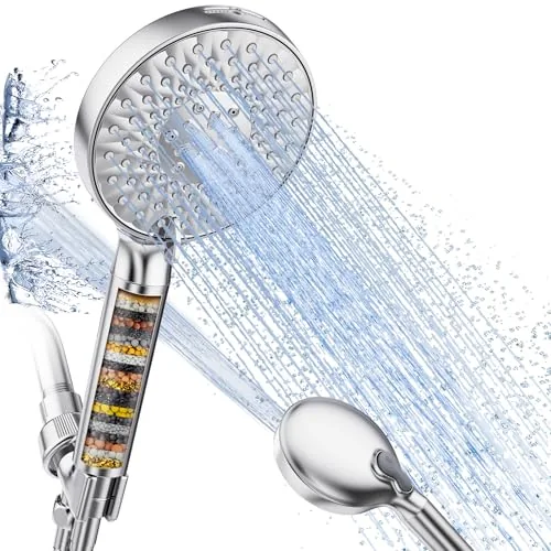 SR SUN RISE Filtered Handheld Showerhead with 9 Spray Modes