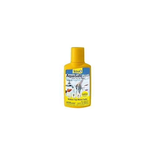 Tetra AquaSafe Plus Water Conditioner 3.38oz Dechlorinator