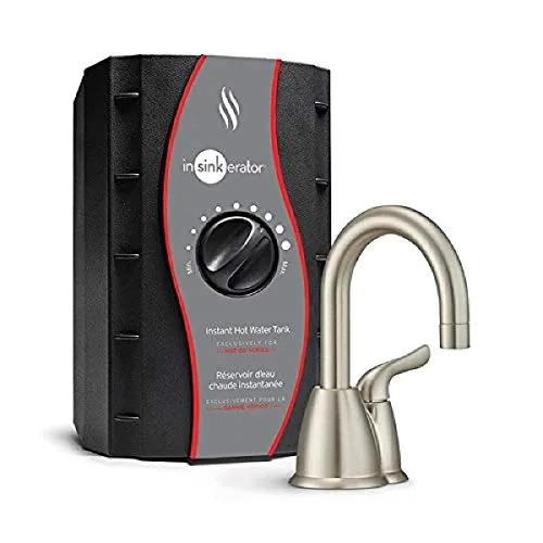 InSinkErator H-HOT150SN Instant Hot Dispenser Satin Nickel Tank