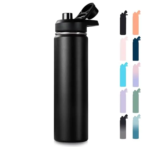 Fijinhom 24oz Insulated Stainless Steel Bottle with Handle