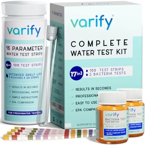Varify 17-in-1 Drinking Water Test Kit 100 Strips