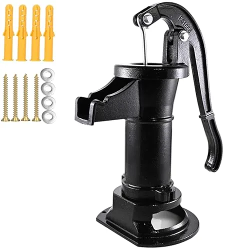 KAIZEOOHAUS Cast Iron Hand Pump 25ft Manual Well