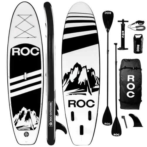 Roc 10'6" Inflatable SUP Wide-Deck 350lb Capacity