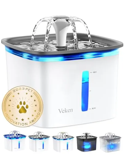 Veken 95oz Cat Water Fountain with Dual Flow Modes
