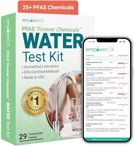 empowerDX PFAS Water Test 29-Compound At-Home Kit