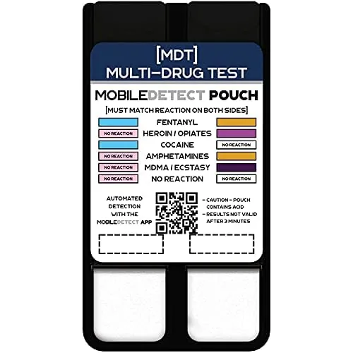 Mobile Detect Pouch Multi-Drug Surface Residue Test Kit