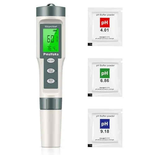 PmoYoKo 3-in-1 pH TDS Temp Water Tester