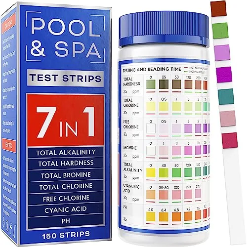 Bestprod 7-in-1 Pool & Spa Test Strips 150-Count