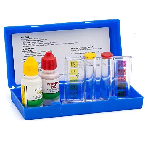 WWD POOL 2-Way Chlorine and pH Test Kit
