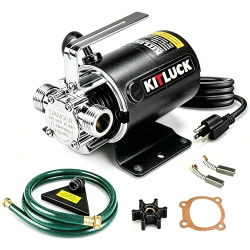 KITLUCK 1/10HP 330GPH Aluminum Utility Transfer Pump