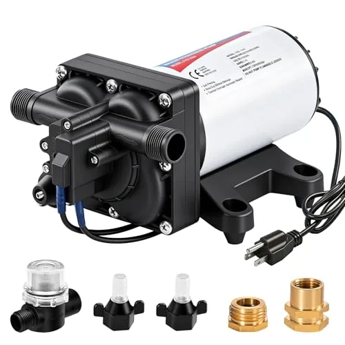 YoungTree 110V AC Diaphragm Pump 5.5GPM 70PSI Self-Prime