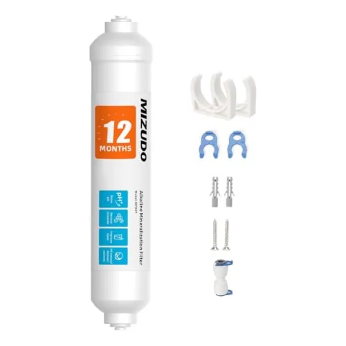 MIZUDO 12-Month Alkaline Remineralization Filter 1/4 Quick Connect