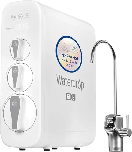 Waterdrop G3P600 Tankless RO System 600 GPD