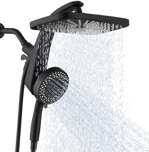 BOZYBO 12-Inch Rainfall Shower Head with Magnetic Handheld