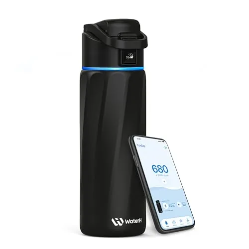 WaterH BOOST Smart Water Bottle Tracker 24oz