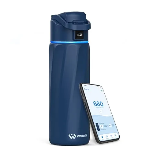 WaterH BOOST Smart Water Bottle Tracker 24oz