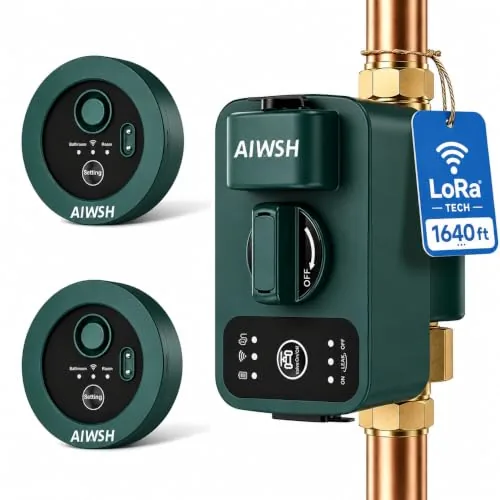 AIWSH Auto Shut-Off Valve with LoRa Leak Detection