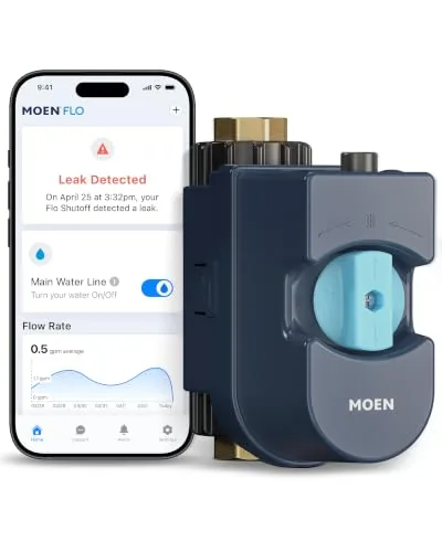 Moen Flo 900-001 3/4-in WiFi Smart Water Shutoff