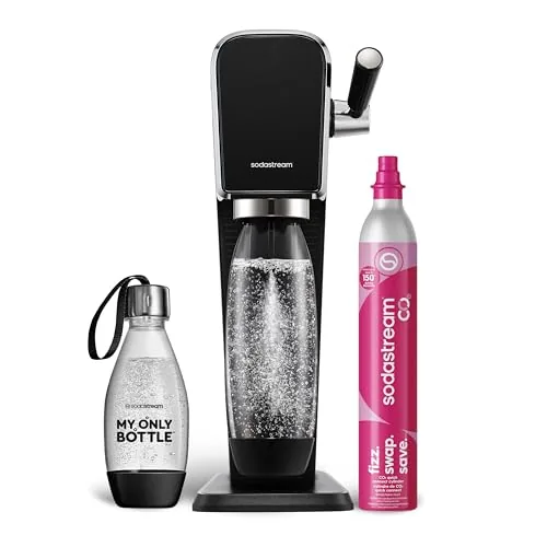 SodaStream ART Sparkling Water Maker Starter Kit Black