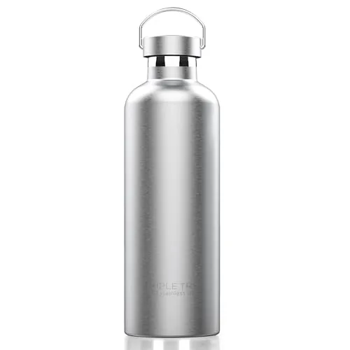Triple Tree 34oz Vacuum Insulated Wide Mouth Water Bottle