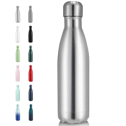 Volhoply 17oz Vacuum Insulated Stainless Steel Bottle