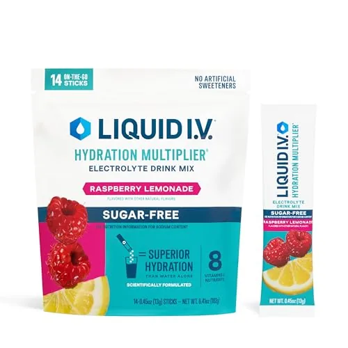 Liquid I.V. Sugar-Free Hydration Multiplier Raspberry Lemonade