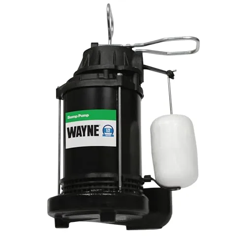 Wayne CDU800 1/2 HP Cast Iron Submersible Sump Pump