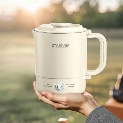 Stariver 0.6L Portable Electric Kettle Foldable Handle