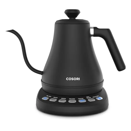 Cosori Gooseneck Kettle 0.8L Temp Control Black