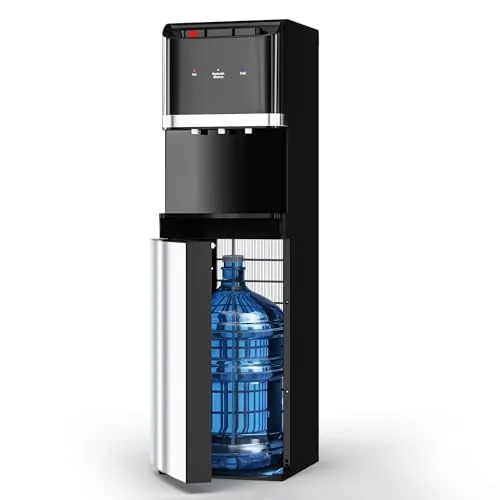 Tehanld Bottom-Load Water Cooler 3-Temp Matte Black