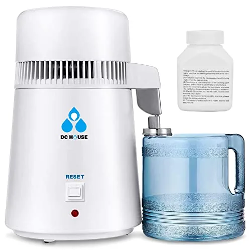 DCHOUSE 750W Countertop Water Distiller 1-Gallon 4L
