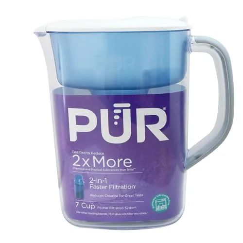 PUR 7-Cup Pitcher NSF-Certified Filter White