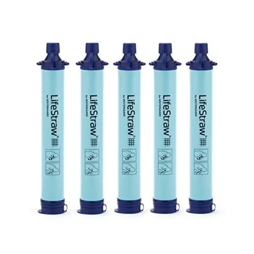 LifeStraw Personal Water Filter 5-Pack Blue