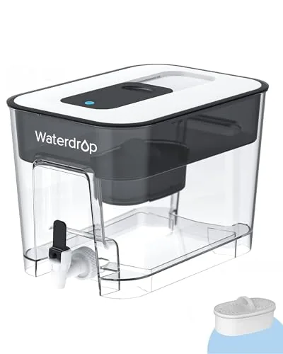 Waterdrop WFD-22L 40-Cup Black Water Filter Dispenser