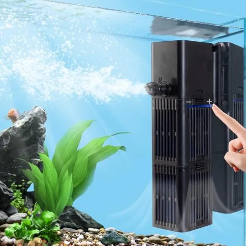 TARARIUM 4-in-1 Aquarium Filter 20-75 Gallon Adjustable Flow