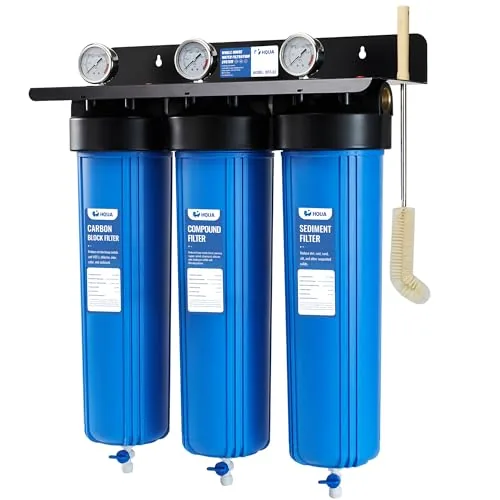 HQUA WF3-01 3-Stage Whole House Heavy Metal Filter