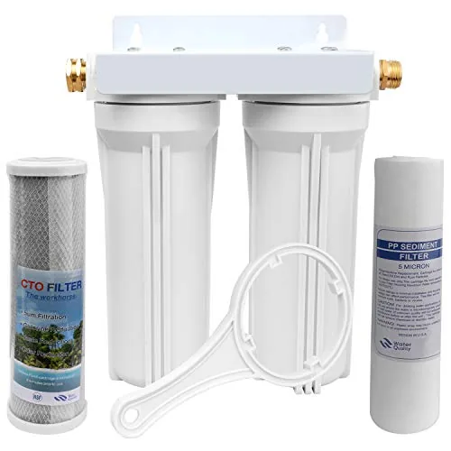 OKBA Dual-Stage RV Water Filter System 3/4in Hose
