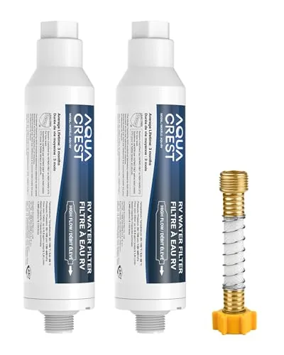 AQUA CREST RV Inline Water Filter NSF-Certified