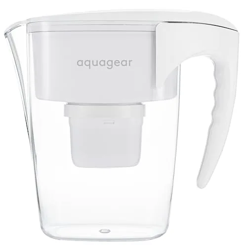 Aquagear 10-Cup Pitcher 120-Gal Filter Lead PFAS Removal