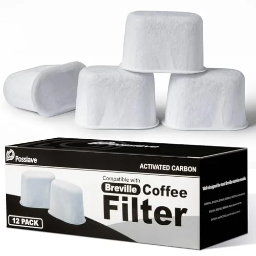 Possiave 12-Pack Breville-Compatible Water Filters BWF100