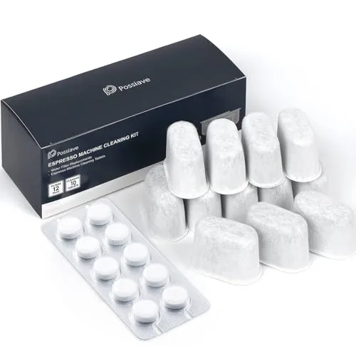 possiave 12-Pack Filters + 10-Pack Cleaning Tablets Breville