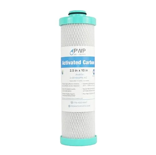 Pro Water Parts FRE-10-GN RV Activated Carbon Block Filter