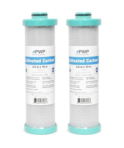 Pro Water Parts FRE-10-GN Replacement 2-Pack Carbon Filters